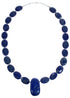 Lapis And Sterling Silver Authentic Bead Necklace BX120627