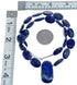 Lapis And Sterling Silver Authentic Bead Necklace BX120627