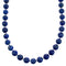 Sterling Silver Natural Lapis Southwest Bead Necklace BX120532