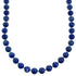 Southwest Genuine Sterling Silver Lapis Bead Necklace BX120533