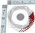 Hand Strung Liquid Silver Red Oyster Waterfall Necklace LS147RO