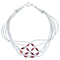 Liquid Sterling Silver Oyster Shell Basket Weave Bracelet LS179RO