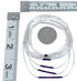 Liquid Sterling Silver Sugilite 5-Strand Bead Necklace BX120517