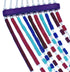 Multicolor Bead Liquid Silver Hand Strung Waterfall Necklace BX120665