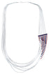 Heishi Bead Authentic Liquid Silver Multicolor Necklace BX120674