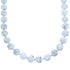 24" Sterling Silver Howlite Bead Necklace KX121120
