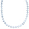 18" Sterling Silver Howlite Bead Necklace KX121115