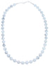 18" Sterling Silver Howlite Bead Necklace KX121115