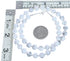 18" Sterling Silver Howlite Bead Necklace KX121115