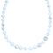 Sterling Silver Howlite Bead Necklace KX121114