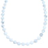 Sterling Silver Howlite Bead Necklace KX121114