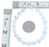 Sterling Silver Howlite Bead Bracelet KX121108