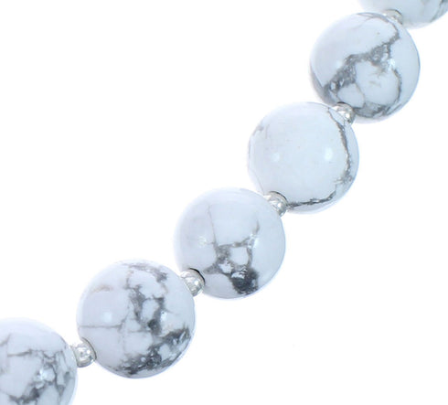 20" Howlite Bead Necklace KX121116