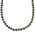 Sterling Silver Unakite Bead Necklace KX121086