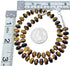 Sterling Silver Tiger Eye Bead Necklace KX121079