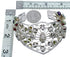 Multicolor Sterling Silver Gemstone Cuff Bracelet KX120968