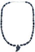 Sterling Silver Agate Leaf Bead Necklace KX120889