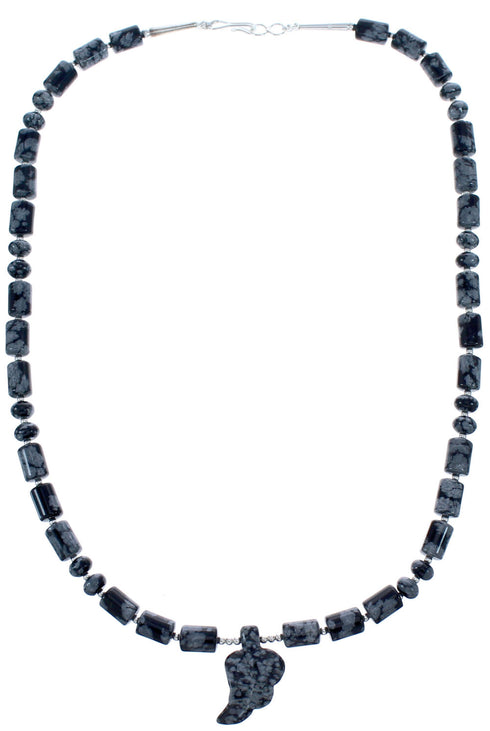 Sterling Silver Agate Leaf Bead Necklace KX120891