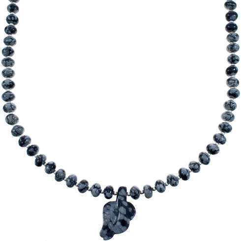 Sterling Silver Agate Leaf Bead Necklace KX120890