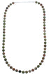 Southwest Unakite Authentic Sterling Silver Bead Necklace KX120893