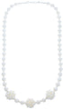 Fresh Water Pearl Sterling Silver Bead Necklace KX120900