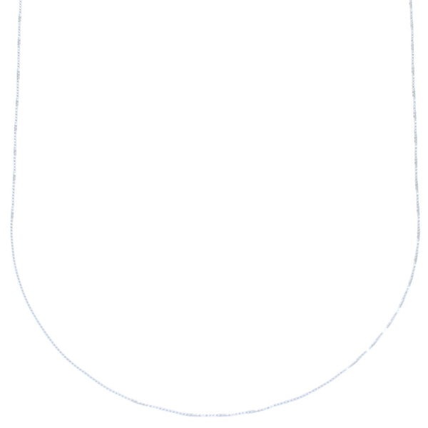 Sterling Silver 16" Italian Box Chain Jewelry Necklace KX120883