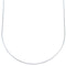 18" Sterling Silver Italian Snake Chain Necklace KX120876