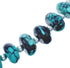 Southwest Sterling Silver Turquoise Bead Necklace KX120916