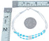 Turquoise 3-Strand Liquid Silver Southwestern Bracelet KX120939