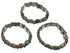 Unakite Stretch Bead Bracelet KX121032