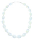 Sterling Silver Mother Of Pearl Bead Necklace KX121010