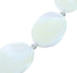 Sterling Silver Mother Of Pearl Bead Necklace KX121010