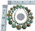 Sterling Silver Kingman Turquoise Bead Necklace KX121126