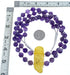 Amethyst and Amber Bead Necklace KX121134