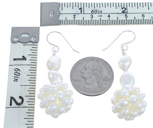 Fresh Water Pearl Bead Hook Dangle Earrings KX121125