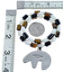 WhiteRock Multicolor Bear Pendant Bead Necklace KX121141
