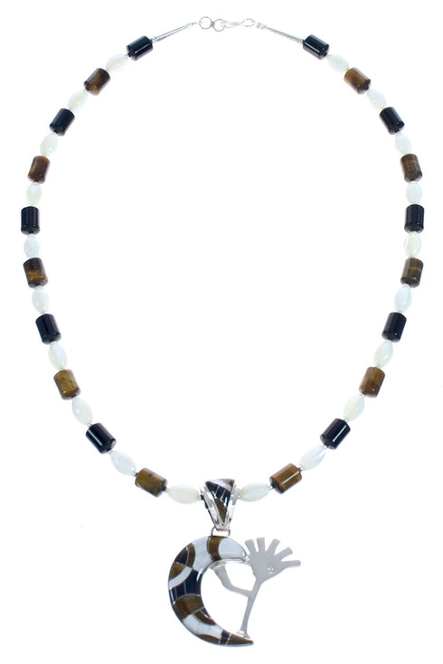 WhiteRock Multicolor Kokopelli Pendant Necklace KX121142