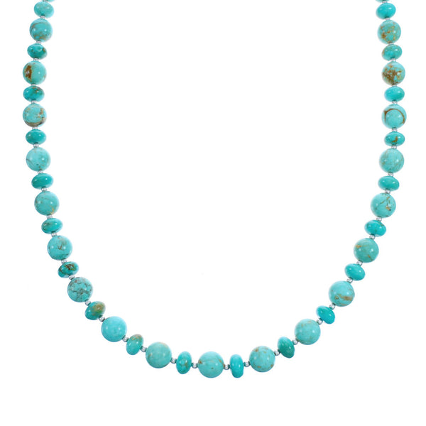 Southwest Turquoise Bead Necklace KX121153