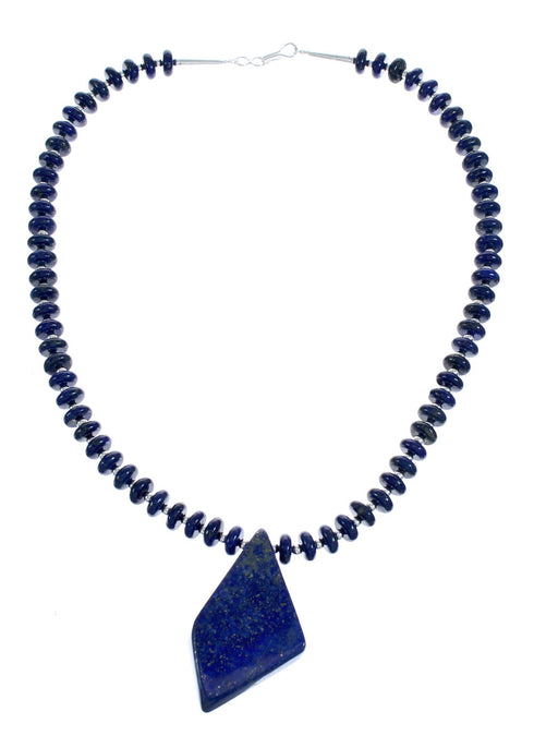 Lapis Bead Necklace KX121161