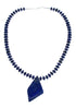 Lapis Bead Necklace KX121161