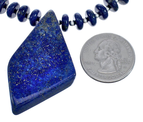 Lapis Bead Necklace KX121161