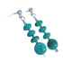 Southwest Turquoise Post Dangle Earrings KX121165