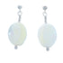 Southwest Mother Of Pearl Post Dangle Earrings KX121167
