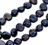 3-Strand Brown Fresh Water Pearl Twisted Bead Necklace KX121174