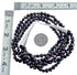 3-Strand Brown Fresh Water Pearl Twisted Bead Necklace KX121174