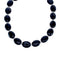 Sterling Silver Onyx Bead Necklace KX121176