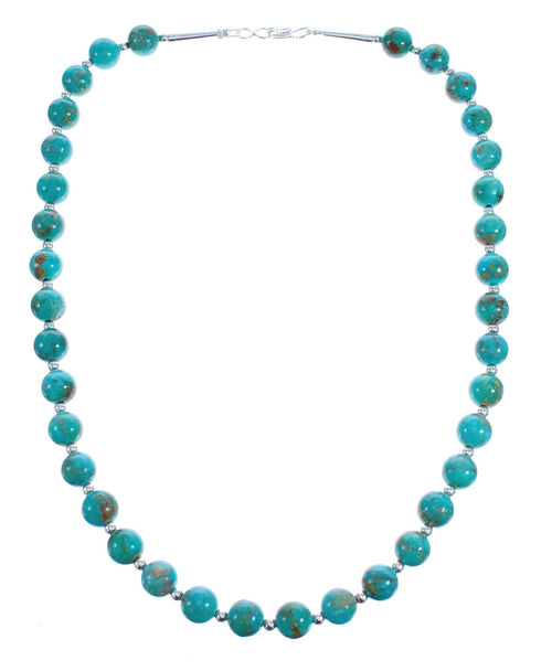 Southwest Turquoise Bead Necklace KX121179