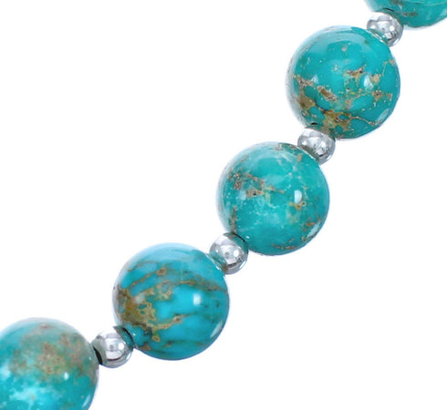 Southwest Turquoise Bead Necklace KX121179