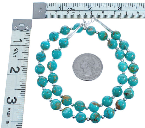 Southwest Turquoise Bead Necklace KX121179