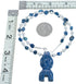 Denim Lapis Sterling Silver Southwest Bear Bead Necklace AX121643